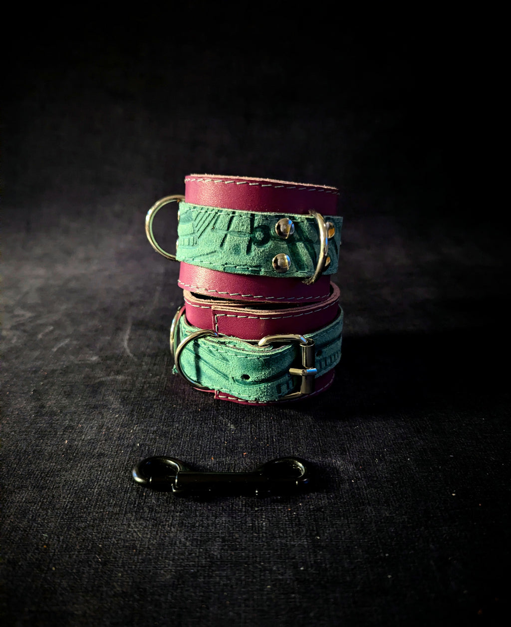 handcuffs-Turquoise-Magenta