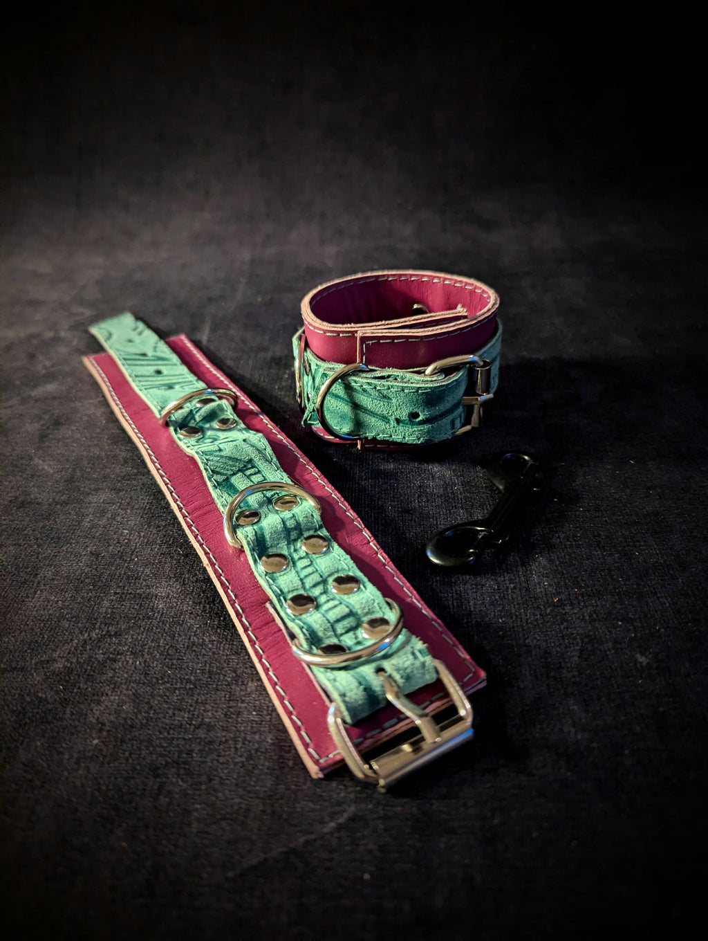 handcuffs-Turquoise-Magenta