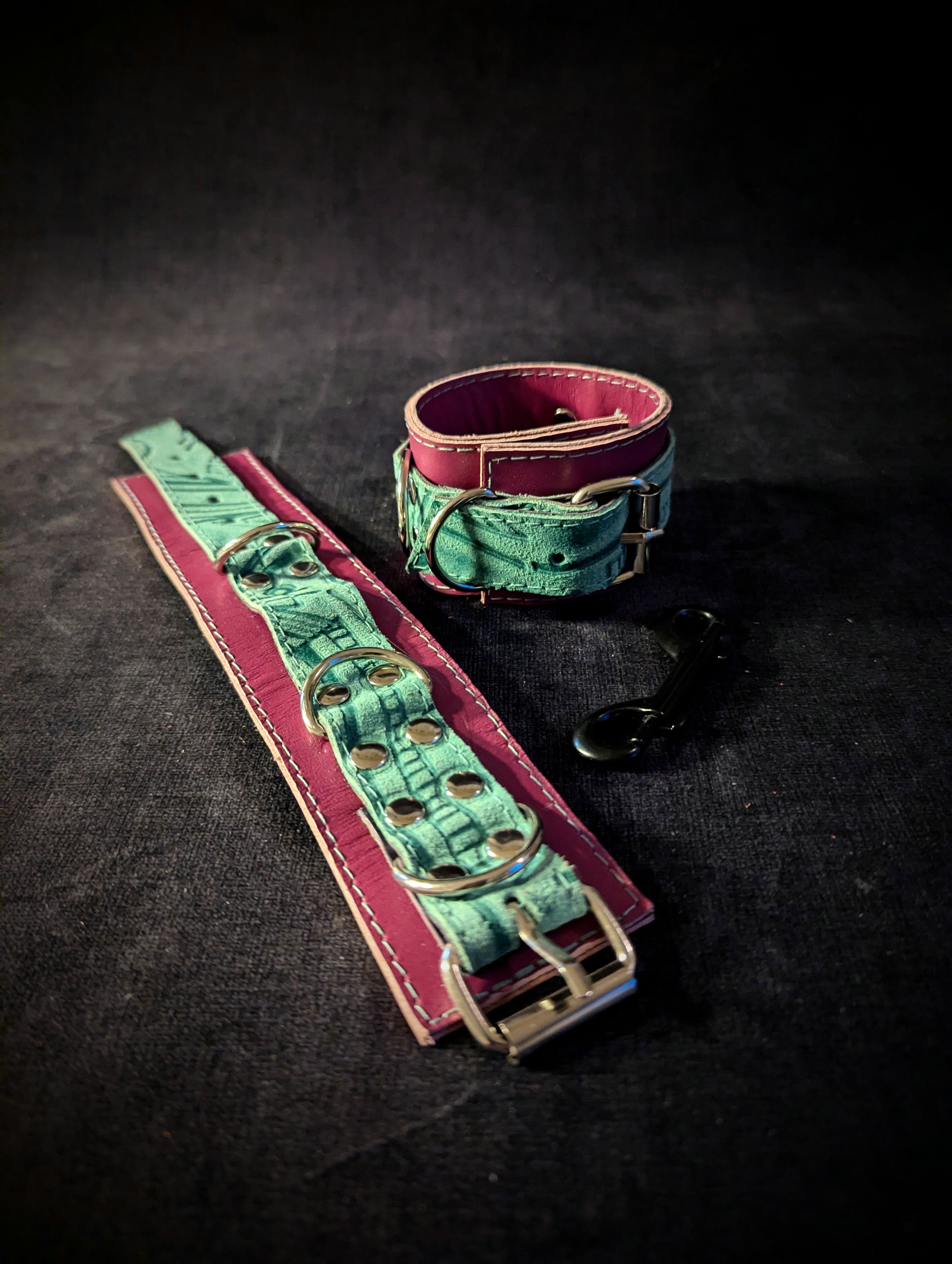 handcuffs-Turquoise-Magenta