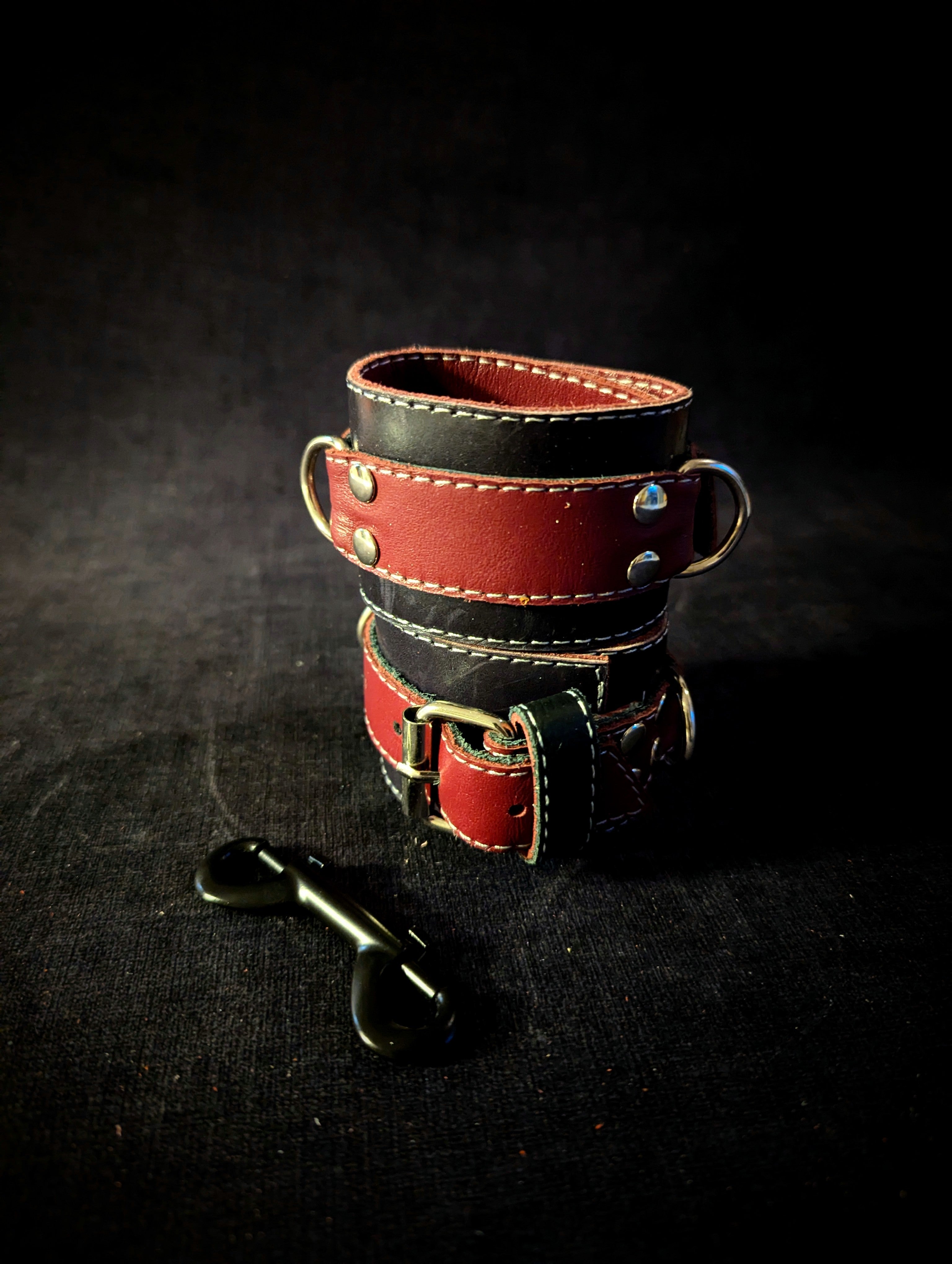 Handcuffs-Burgundy-Dark purple