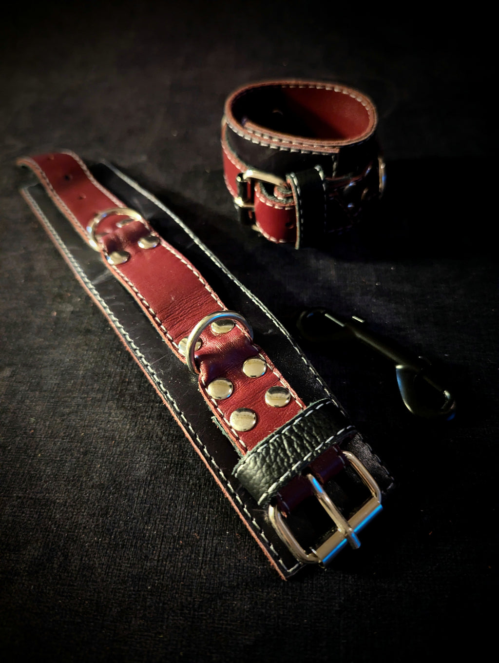 Handcuffs-Burgundy-Dark purple
