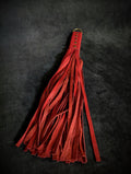 Flogger en cuir 18 po - rouge souple
